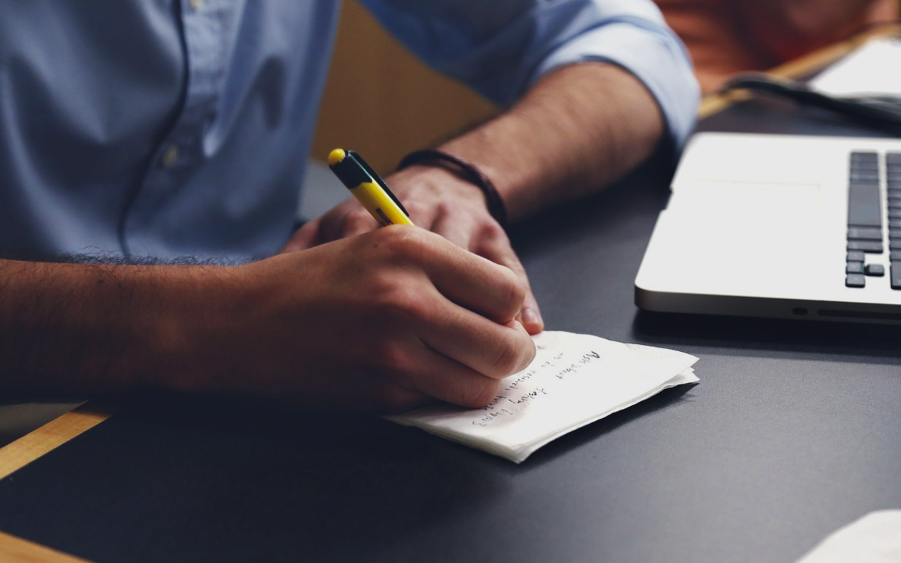 Placeholder notebook planning image